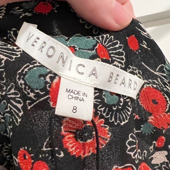 Veronica Beard Ballard Silk One Shoulder Ruffle Dress. EUC! - Picture 8 of 13